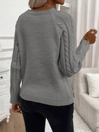 Catharina | Pull en Tricot à Détails Boutonnés