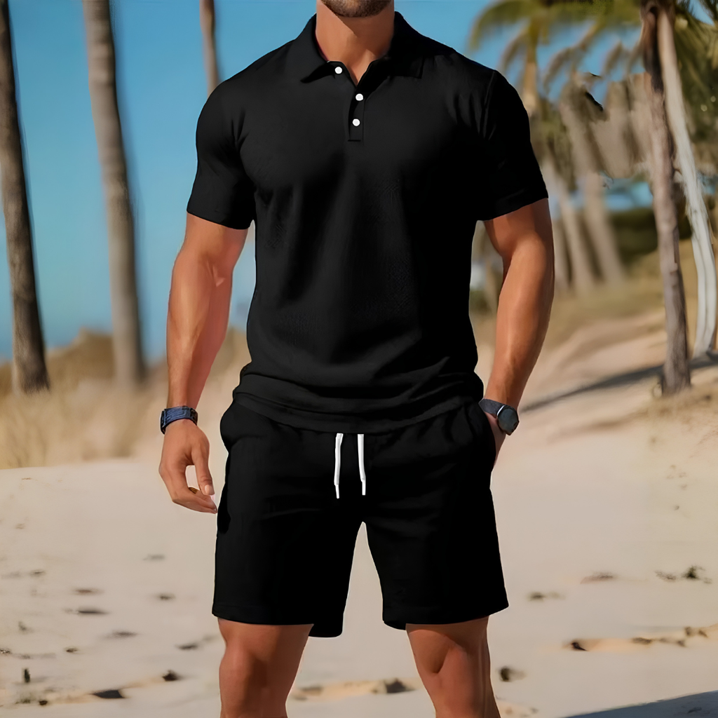 Nathan – Ensemble polo décontracté