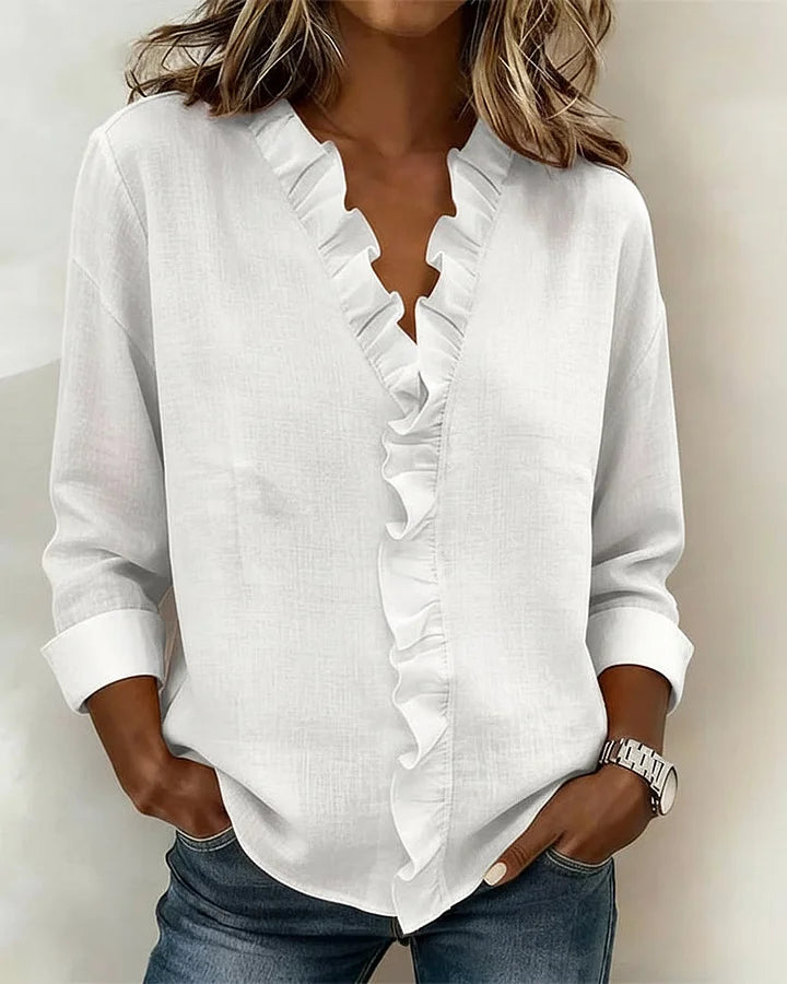 Susan | Blouse Volante Élégante