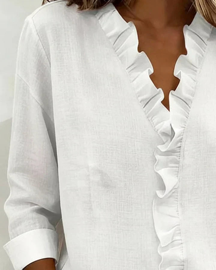 Susan | Blouse Volante Élégante