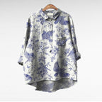 Claire | Blouse d'été élégante en lin