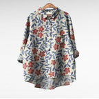 Claire | Blouse d'été élégante en lin