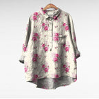 Claire | Blouse d'été élégante en lin