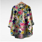 Claire | Blouse d'été élégante en lin