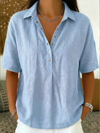 Nora – Blouse Krage Élégante