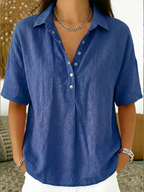 Nora – Blouse Krage Élégante
