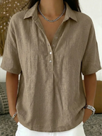 Nora – Blouse Krage Élégante