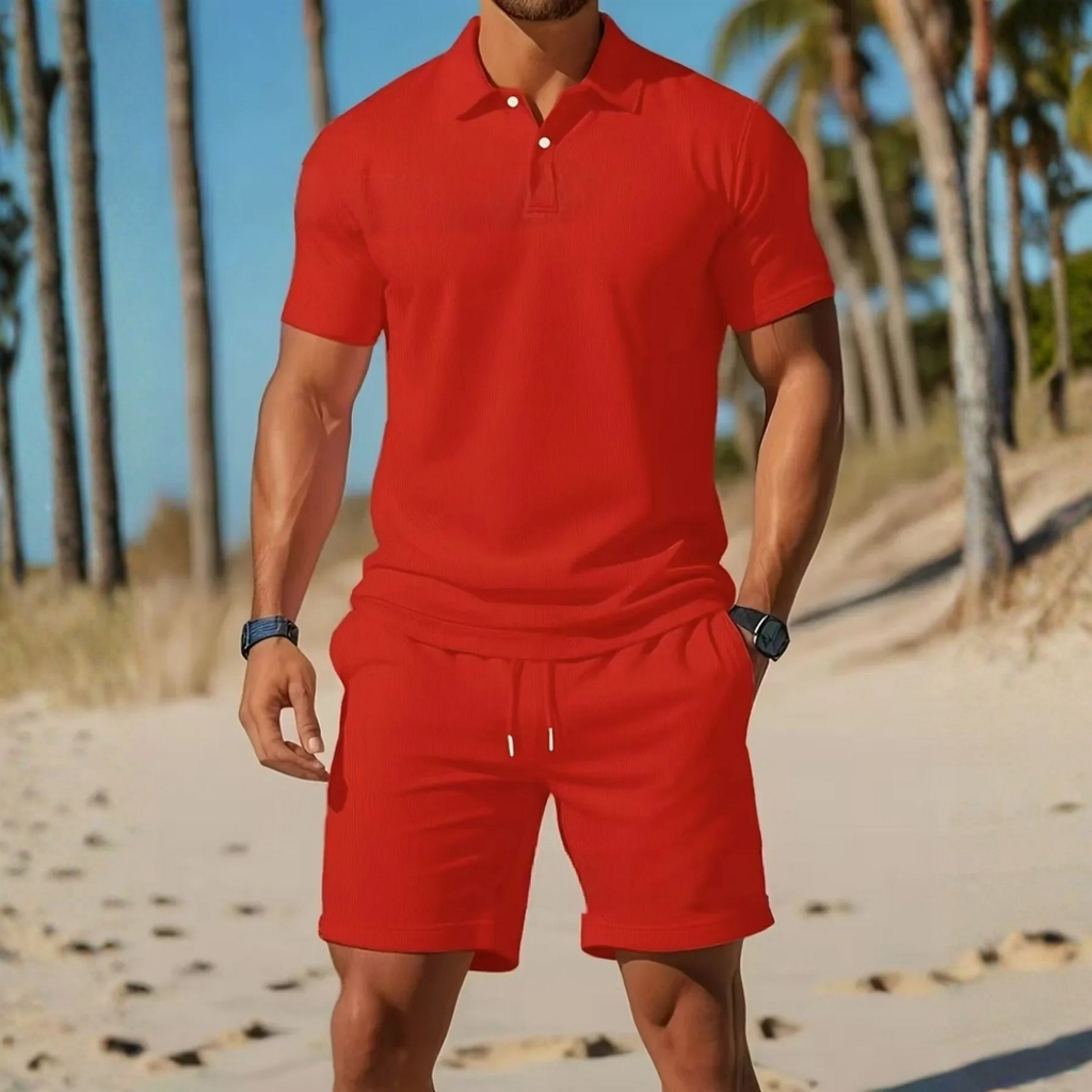 Nathan – Ensemble polo décontracté