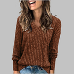Deri | Pull Long à Col V Confortable