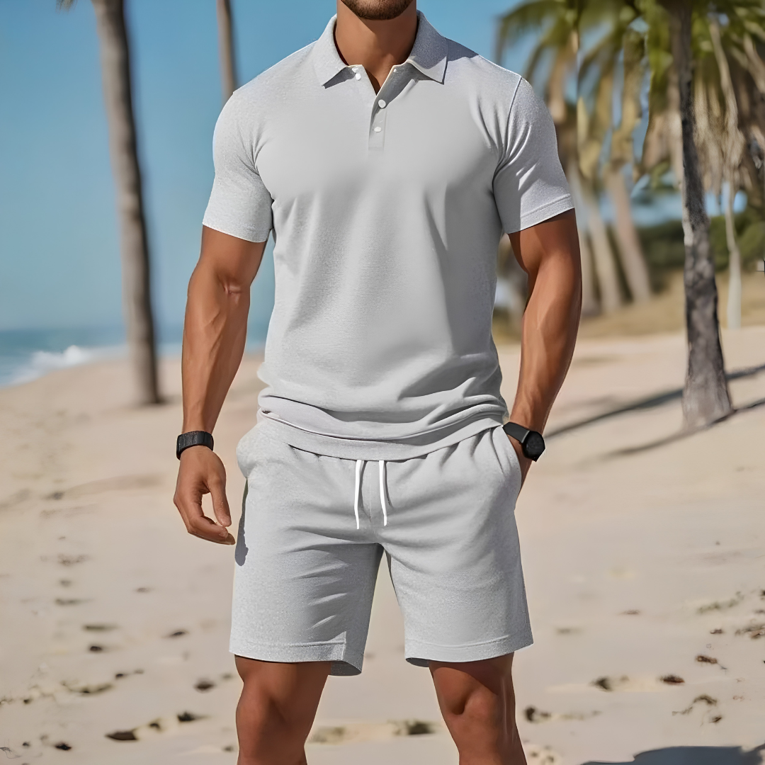Nathan – Ensemble polo décontracté