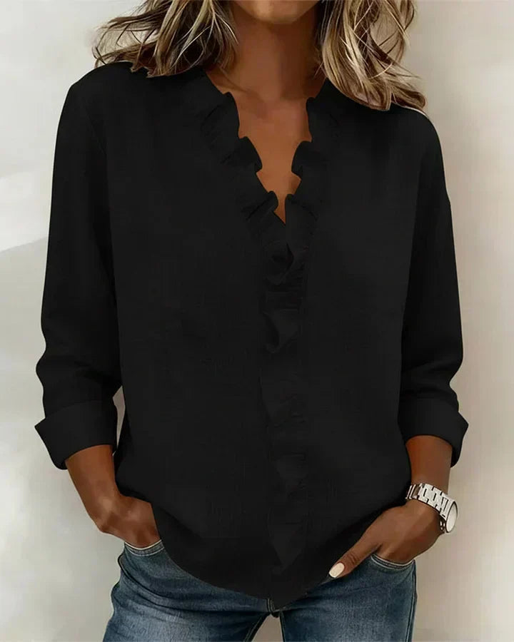 Susan | Blouse Volante Élégante
