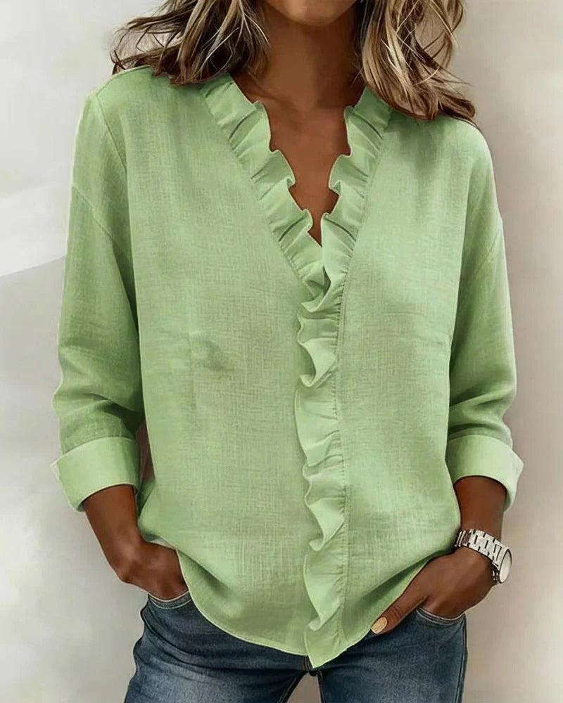 Susan | Blouse Volante Élégante
