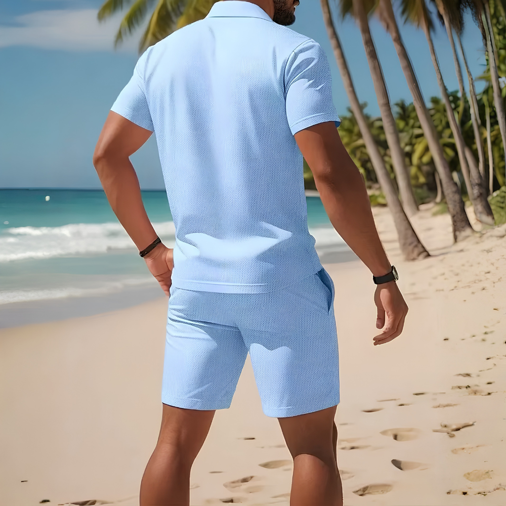 Nathan – Ensemble polo décontracté