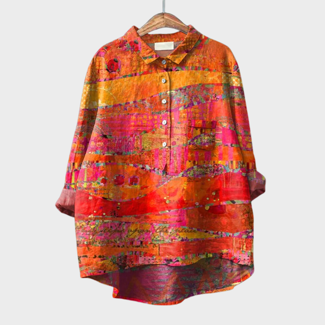 Catherine | Blouse d'été élégante en lin