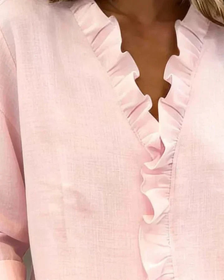 Susan | Blouse Volante Élégante