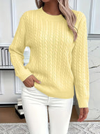 Becky | Pull en Tricot à Câbles