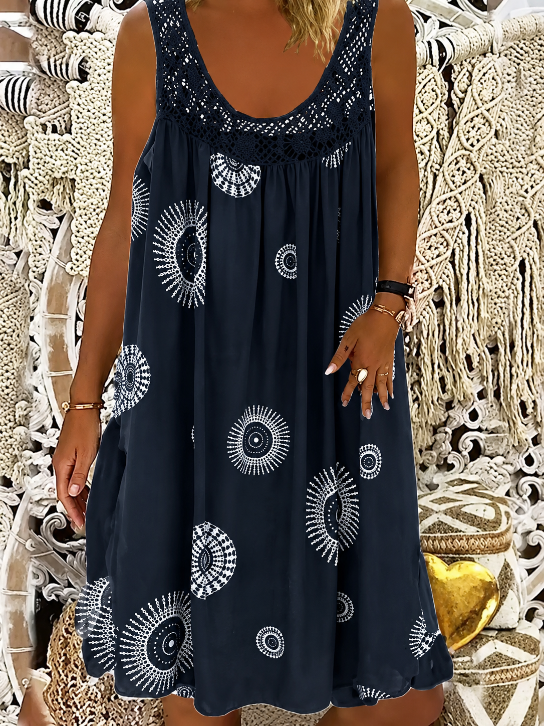 Celeste | Robe Bohème Imprimée