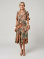Louise | Robe Midi Fleurie