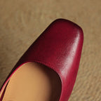 Aimée – Pantolettes en cuir