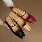 Aimée – Pantolettes en cuir