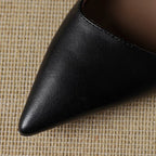 Arlette – Cuir Escarpins à Talon Kitten