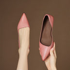 Arlette – Cuir Escarpins à Talon Kitten