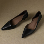 Arlette – Cuir Escarpins à Talon Kitten