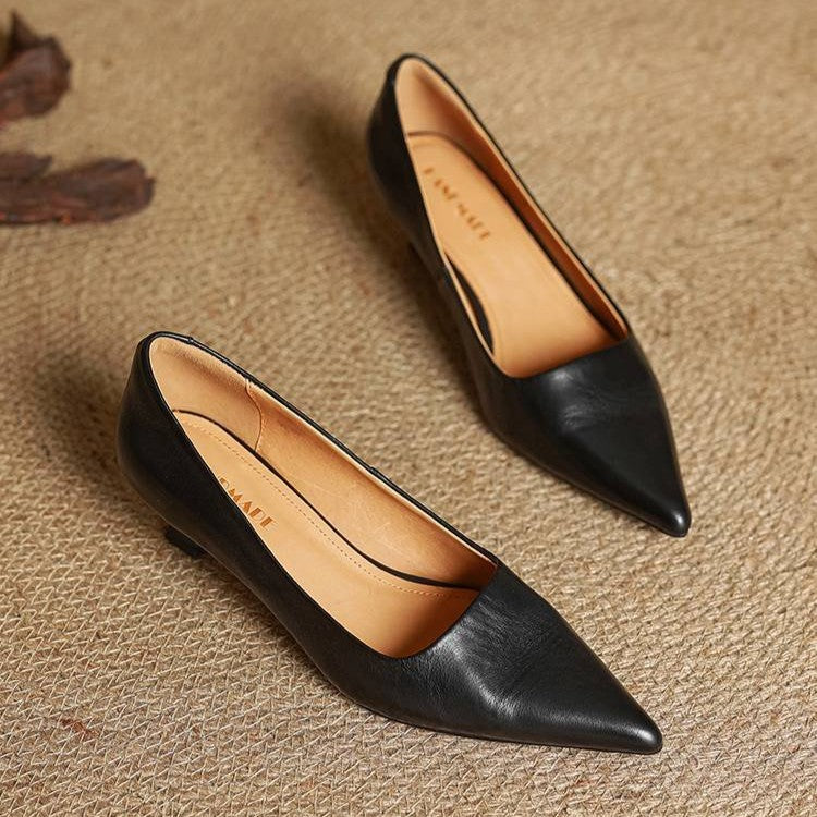 Amélie – Talons en cuir