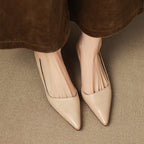 Arlette – Cuir Escarpins à Talon Kitten