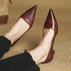Amélie – Talons en cuir