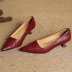 Amélie – Talons en cuir