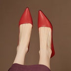 Arlette – Cuir Escarpins à Talon Kitten