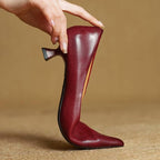 Amélie – Talons en cuir