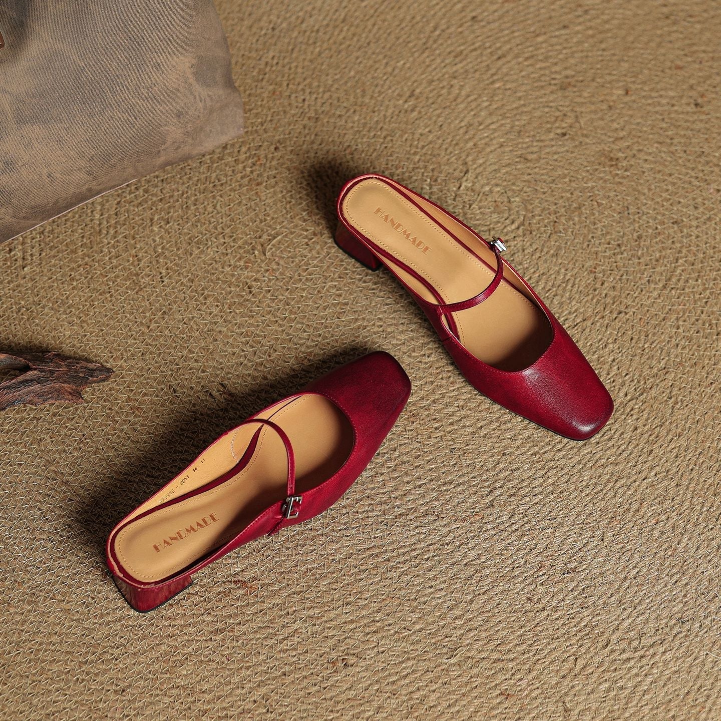 Aimée – Pantolettes en cuir
