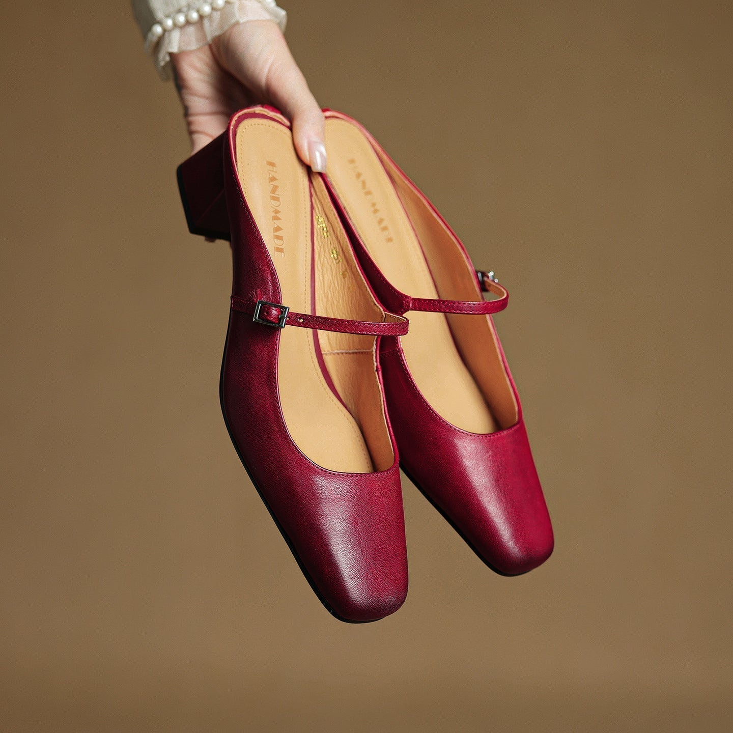 Aimée – Pantolettes en cuir