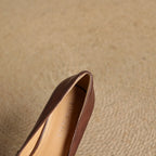 Alice – Escarpins en Cuir Carrés