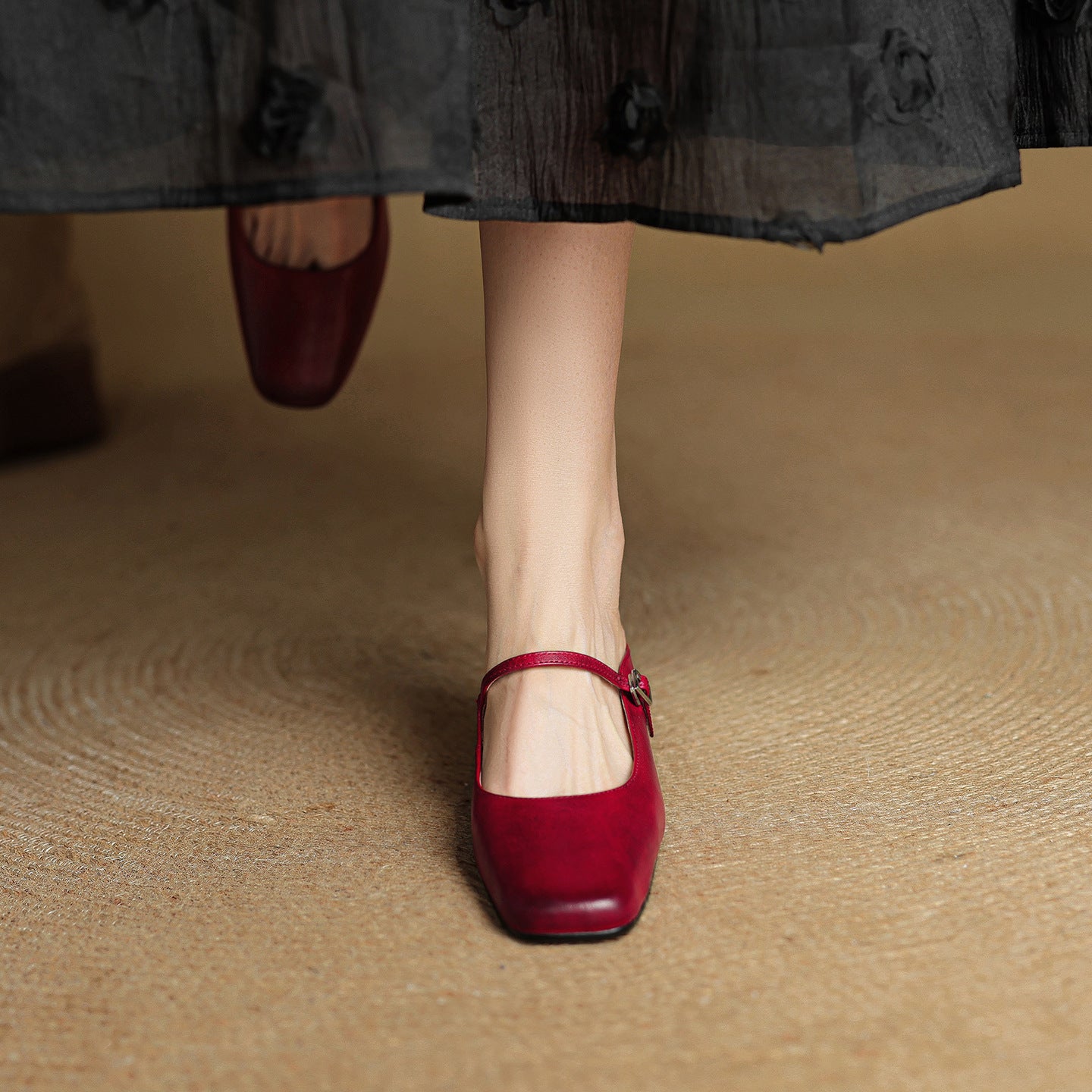 Aimée – Pantolettes en cuir