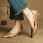 Amélie – Talons en cuir
