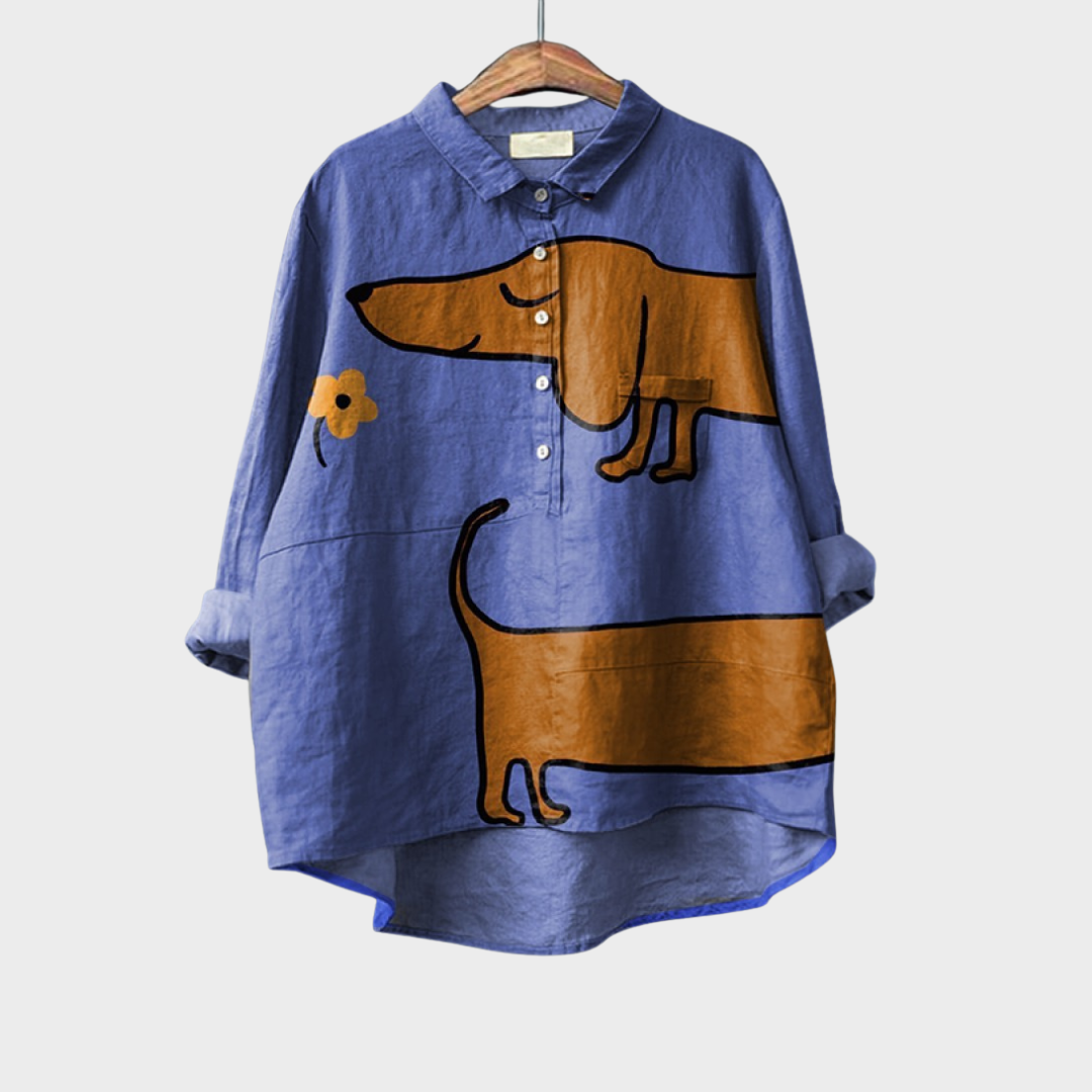 Amélie | Blouse d'été élégante en lin