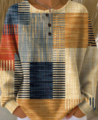Soléane | Henley en tricot gaufré confortable