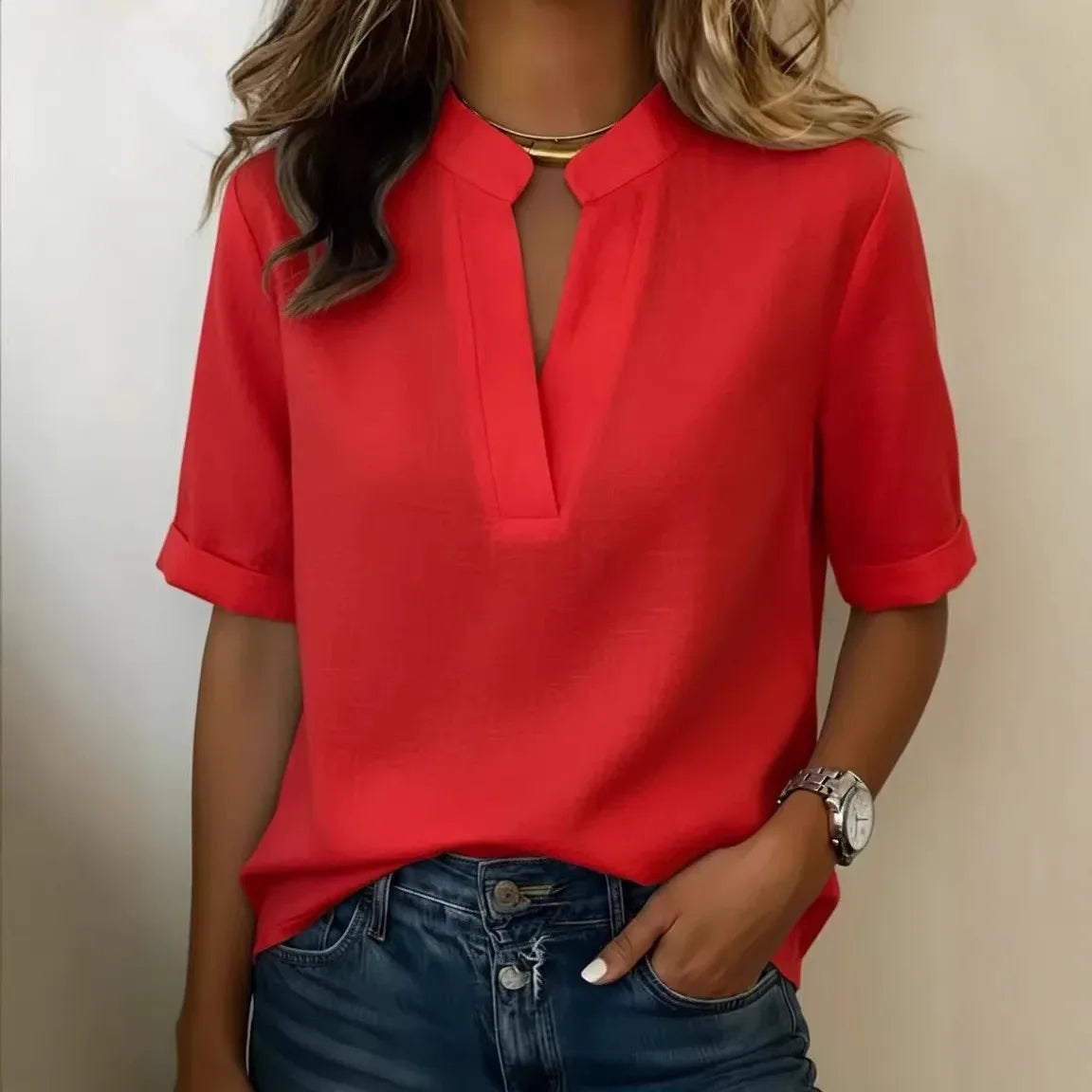Claire – Blouse fluide élégante