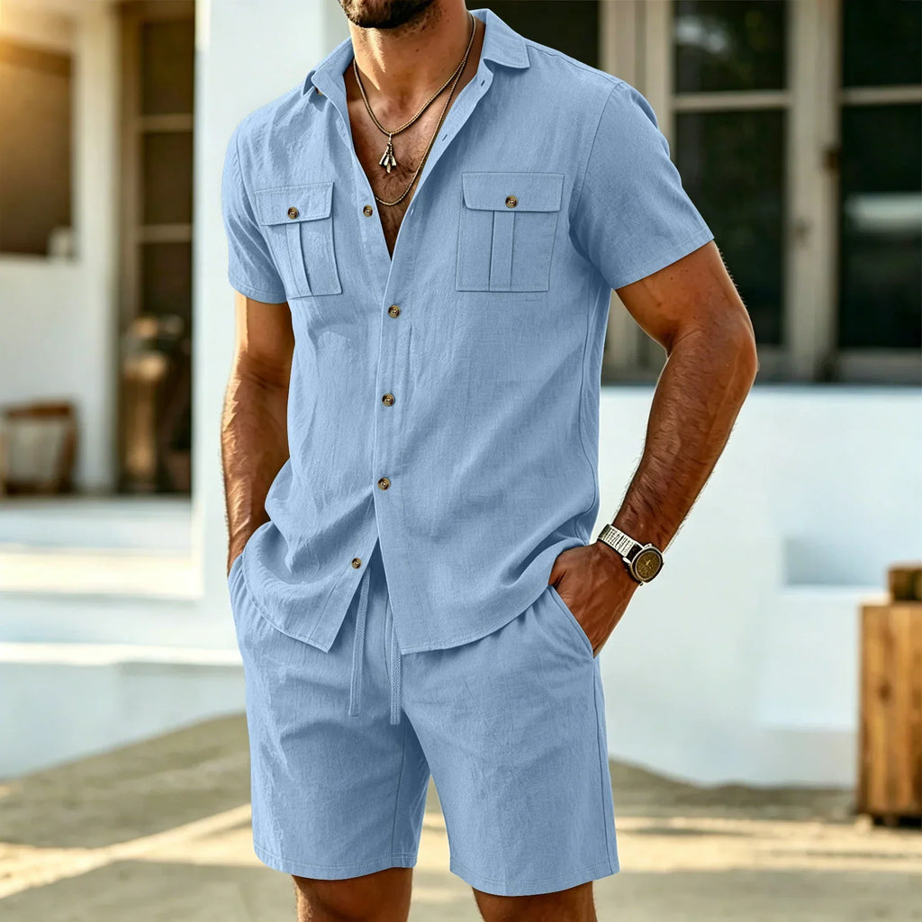 Maël | Ensemble en Lin pour Homme