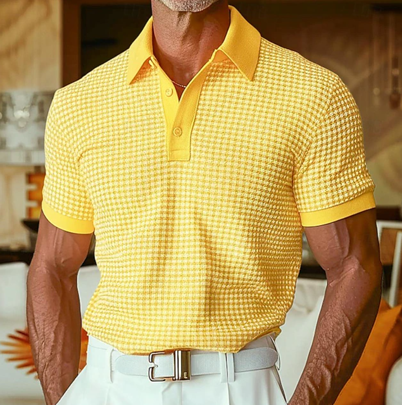 Henri | Polo à Carreaux pour Homme