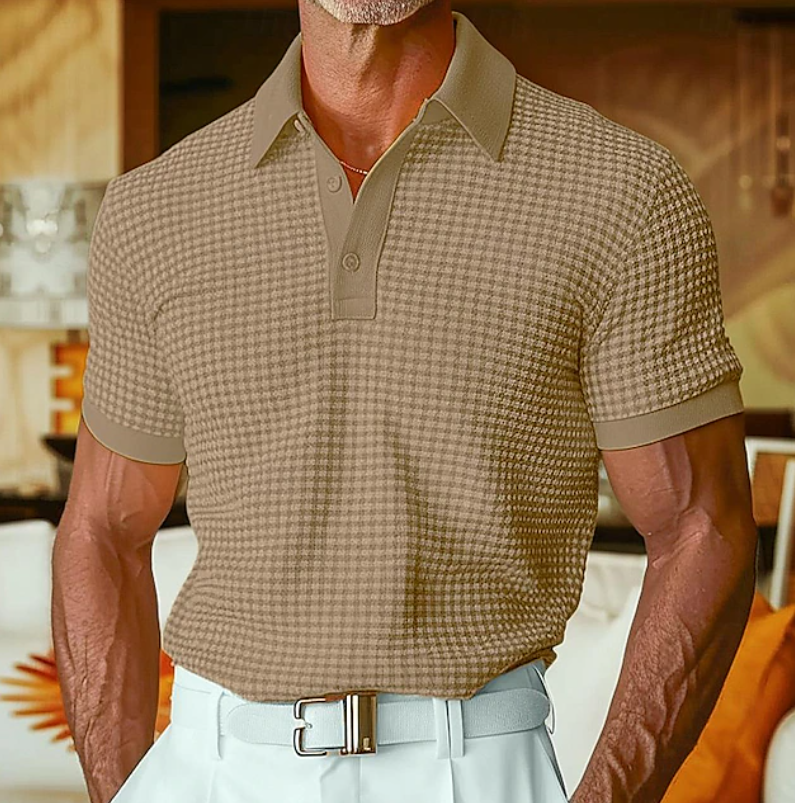 Henri | Polo à Carreaux pour Homme