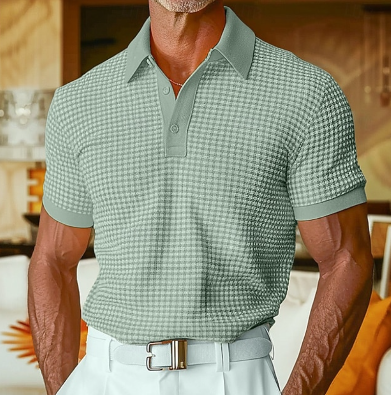 Henri | Polo à Carreaux pour Homme
