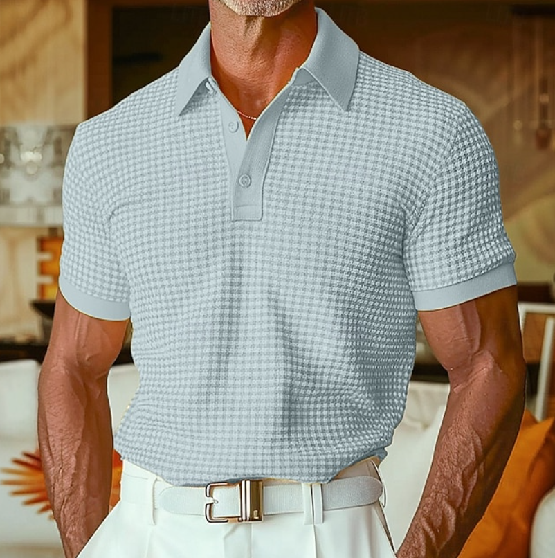 Henri | Polo à Carreaux pour Homme
