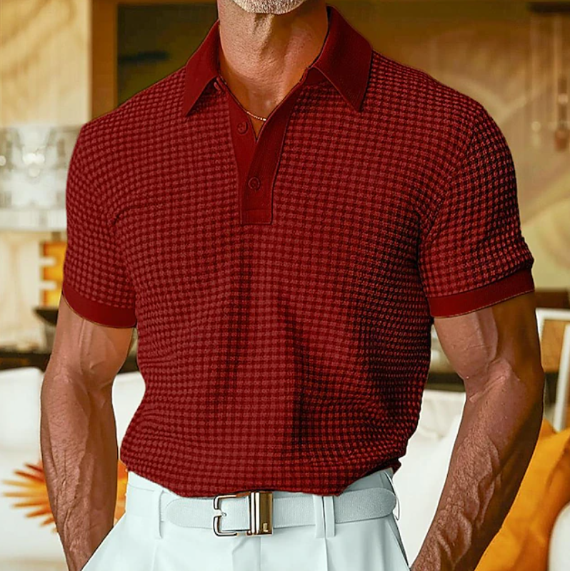 Henri | Polo à Carreaux pour Homme
