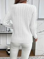 Becky | Pull en Tricot à Câbles
