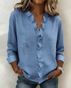 Susan | Blouse Volante Élégante
