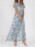 Robine - Robe Longue Fleurie Élégante
